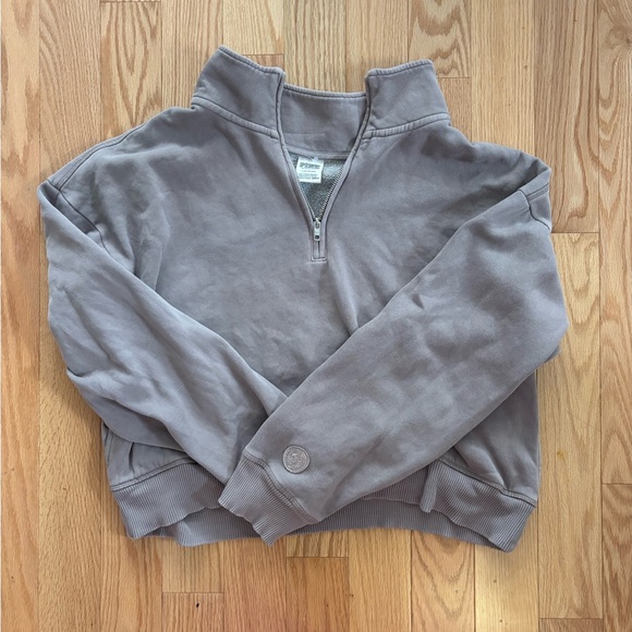 PINK Victoria's Secret Gray Sweatshirt & Joggers Set - Picture 2 of 8